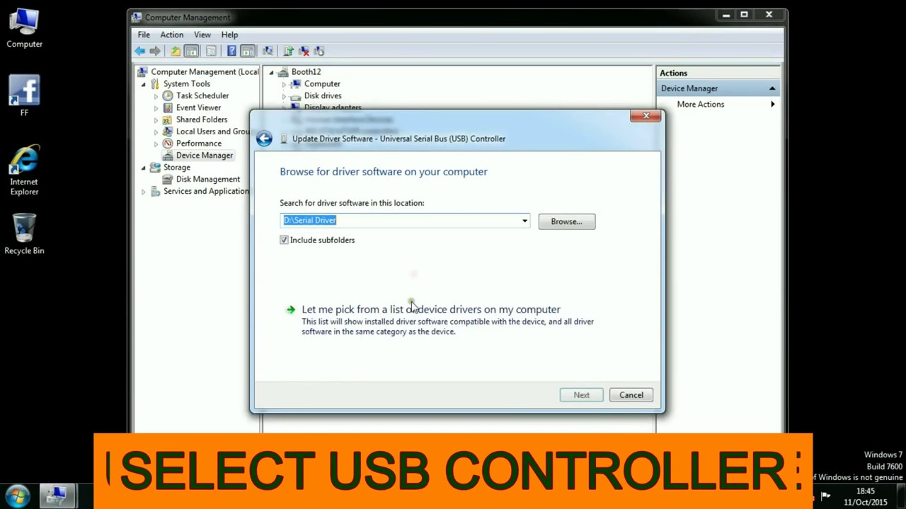 universal serial bus controller driver windows 7 download